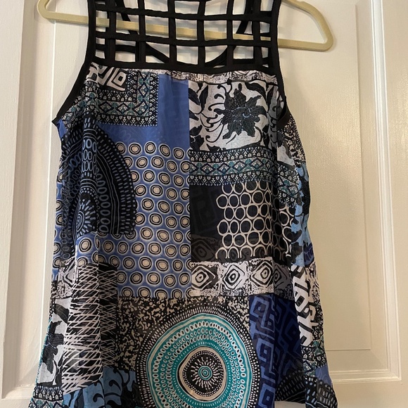 Ya Los Angeles blue/black elevated tank top - Picture 2 of 4